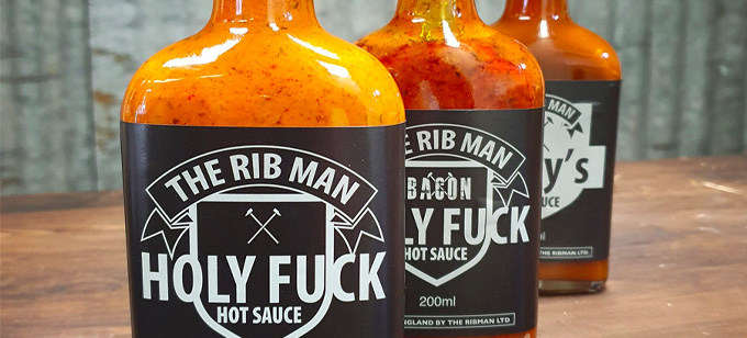 The Rib Man holy fuck hot sauce